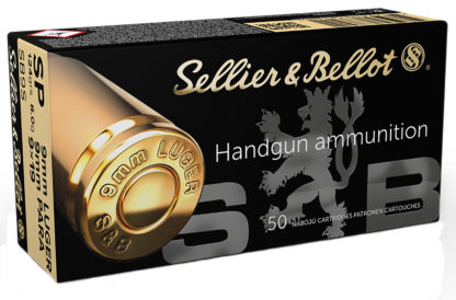 Sellier & Bellot SB9S Handgun  9mmLuger 124gr Soft Point 50 Per Box/20 Case