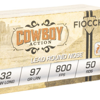 Fiocchi 32SWLL Cowboy Action  32S&WLong 97gr Lead Flat Point 50 Per Box/20 Case