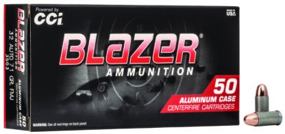 CCI 3503 Blazer Handgun 32ACP 71gr Total Metal Jacket 50 Per Box/20 Case