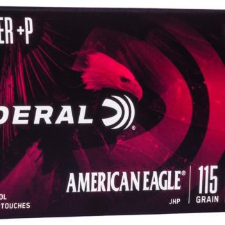 Federal AE38S3 American Eagle Handgun 38Super+P 115gr Jacketed Hollow Point 50 Per Box/20 Case