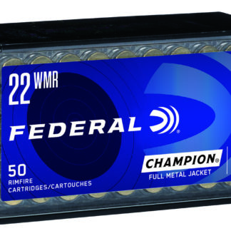 Federal 737 Champion Training Rimfire 22WMR 40gr Full Metal Jacket 50 Per Box/60 Case