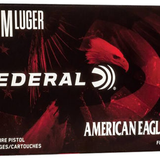 Federal AE9AP American Eagle Handgun 9mmLuger 124gr Full Metal Jacket 50 Per Box/20 Case