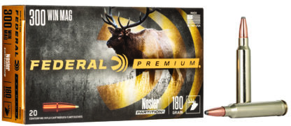 Federal P300WD2 Premium  300WinMag 180gr Nosler Partition 20 Per Box/10 Case