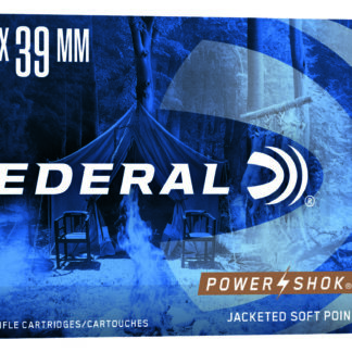 Federal 76239B Power-Shok  7.62x39mm 123gr Jacketed Soft Point 20 Per Box/10 Case