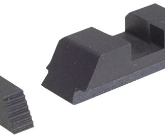 AmeriGlo GT504 Range Series Sight Set for Glock  Black Serrated Front-Black Rear
