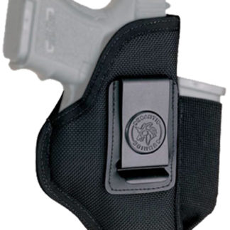 DeSantis Gunhide N87BJLAZ0 Pro Stealth  IWB Black Nylon Belt Clip Fits Most Lg Frame DA Autos Fits 4" Barrel Ambidextrous