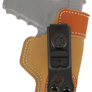 DeSantis Gunhide 106NA02Z0 Sof-Tuck  IWB Tan Leather/Suede Belt Clip Fits S&W J Frame Right Hand
