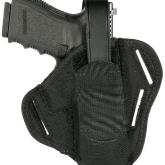 Blackhawk 40PC03BK Pancake  OWB Size 03 Black Cordura Nylon Belt Slide Fits Large Semi-Auto Fits 4-4.50" Barrel Ambidextrous