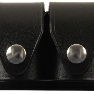 HKS 203PMBN SpeedLoader Case  Double Black Hytrel Belt Loop Medium Belts 2.25" Wide