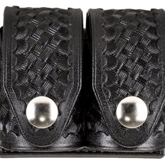 HKS 203BLBN SpeedLoader Case  Double Large Black Hytrel Belt Loop Belts 2.25" Wide