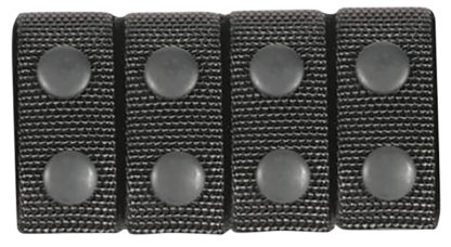 Blackhawk 44B351BK Belt Keeper  2.25" Black Nylon Snap Mount