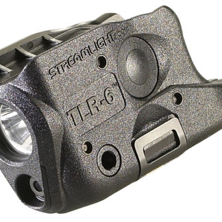 Streamlight 69272 TLR-6 Gun Light  Black 100 Lumens White LED/Red Laser Glock 26/27/33