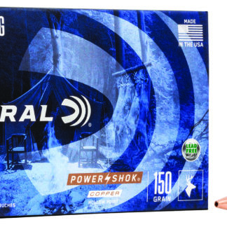 Federal 270130LFA Power-Shok Copper 270Win 130gr Copper Hollow Point 20 Per Box/10 Case