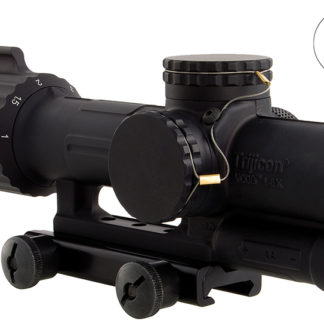 Trijicon 1600000 VCOG  Black Hardcoat Anodized 1-6x 24mm LED Illuminated Red Segmented Circle w/Crosshair 223 55gr Reticle