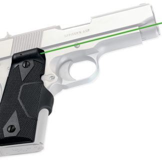 Crimson Trace 0141101 LG-404G Front Activation Green Lasergrips  Black 1911 Compact