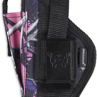 Bulldog FSN24MDG Extreme  OWB Muddy Girl Camo Nylon Belt Loop/Clip Fits S&W J Frame Fits 2-2.50" Barrel Ambidextrous