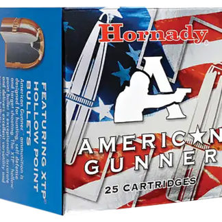 Hornady 90324 American Gunner  38Special 125gr Hornady XTP Hollow Point 25 Per Box/10 Case