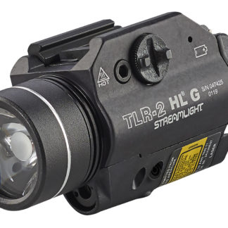 Streamlight 69265 TLR-2 HL G Gun Light  Black Anodized 1,000 Lumens White LED Red Laser