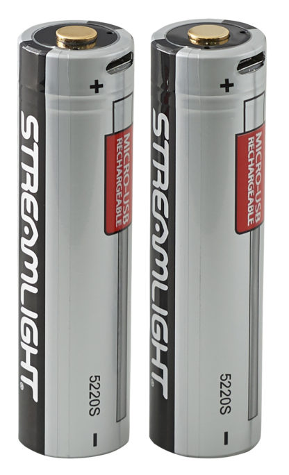 Streamlight 22102 SL-B26  Silver/Black 2,600 mAh Fits PolyTac X USB/ProTac X 90 X USB (2) Single Pack