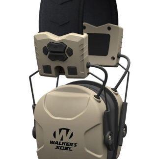 Walker's GWPXSEM XCEL 100 Advanced Digital Muff 26 dB Over the Head Gray/Black Polymer