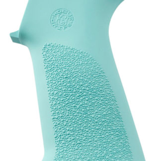 Hogue 13034 OverMolded Beavertail Cobblestone Aqua Blue Rubber Pistol Grip for AR-15, M16