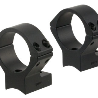 Talley 740725 Scope Mount/Ring Combo  Black Anodized 30mm Tube Savage Round Receiver with AccuTrigger (110 Series/A17/A22) Medium Rings