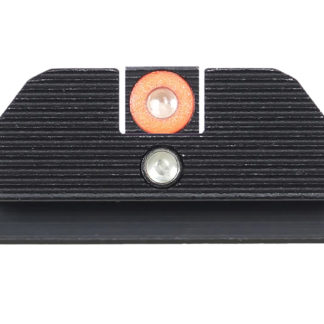 Night Fision GLK001015OGZ Student Of The Gun Accur8 For Glock  Green Tritium Orange Outline Front Sight-Green Tritium Black Outline Rear Sight Glock 17/17L/19