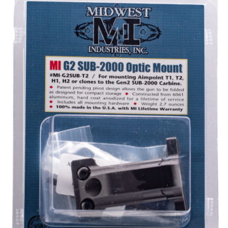 Midwest Industries MIG2SUBT2 Gen2 Sub 2000 Mini Optic Mount  Matte Black