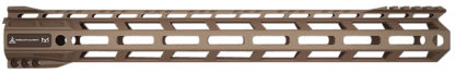 Rise Armament RA905135FDE RA-905 Handguard 13.50" 6061-T6 Aluminum Flat Dark Earth Cerakote with M-LOK & Picatinny Rail for AR-15