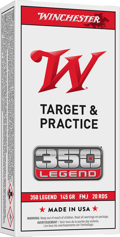 Winchester Ammo USA3501 USA  350Legend 145gr Full Metal Jacket 20 Per Box/10 Case