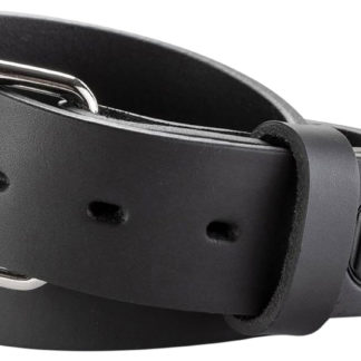 1791 Gunleather BLT014448SBLA 01  Gun Belt Stealth Black Leather 44/48 1.50" Wide Buckle Closure