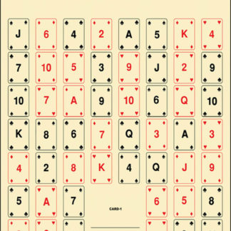 Action Target CARD1100 Entertainment  52 Playing Cards Paper 22.50" x 24" Multi-Color 100 Per Box