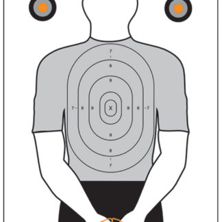 Action Target PIC12100 Entertainment Politically Incorrect Silhouette Paper Hanging 23" x 35" Black/Gray/White 100 Per Box