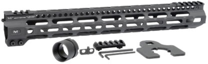 Midwest Industries MICRLW15 Combat Lightweight AR-15 Black Hardcoat Anodized Aluminum/Polymer 15" Picatinny/M-LOK