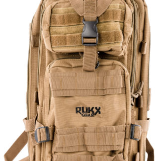 Rukx Gear ATICT1DT Tactical 1 Day Tan 600D Polyester