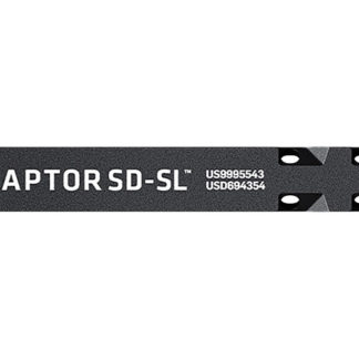 Radian Weapons R0278 Raptor SD-SL Ambi Charging Handle, Black, Slim Line Handles, Gas Ported Shaft, Fits Mil-Spec AR-15/M16 Platform