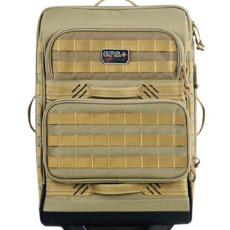 GPS Bags T2214RCT Tactical Operations Rolling Case Tan 1000D Polyester 2 Handguns