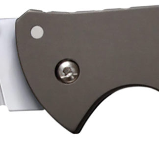 Cold Steel CS58PT Code 4  3.50" Folding Tanto Plain Satin Polished S35VN SS Blade/Anodized Gun Metal Gray Aluminum Handle Includes Pocket Clip