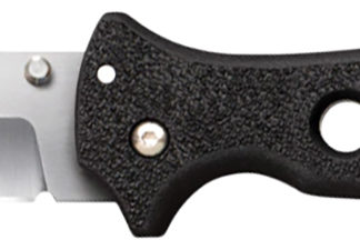 Cold Steel CS10AA Counter Point XL 6" Folding Spear Point Plain Satin AUS-10A SS Blade/Black Griv-Ex Handle Includes Pocket Clip