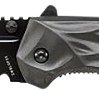 Smith & Wesson Knives SWBLOP3CP Black Ops  3.40" Folding Tanto Plain 4034 SS Blade Aluminum Handle Includes Pocket Clip
