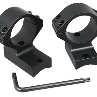 Talley 750711 Scope Mount/Ring Combo  Black Anodized Aluminum 30mm Tube Browning BLR/BAR/BPR High Rings 0 MOA