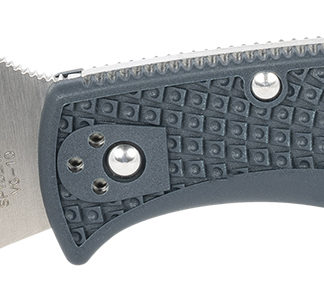 Spyderco C243PGYW Endela Lightweight 3.41" Folding Clip Point Plain VG-10 SS Blade Blue/Gray FRN Handle Includes Pocket Clip
