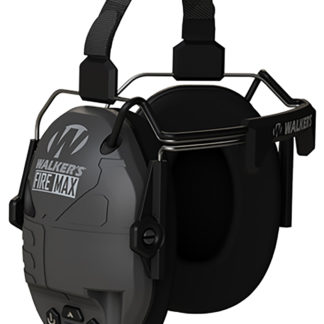 Walker's GWPDFMBTN Firemax Digital BTN Muff Behind The Neck Black Polymer