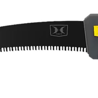 Hawk HWKPBSAW Pruning  Fixed High Carbon Steel Aluminum 11", Black Titanium Nitride Finish, TPR Grip
