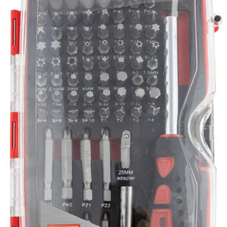 Birchwood Casey DLXSDS Master Screwdriver Kit  84 Pieces Includes Slotted/Philips/Torx/Hex Heads