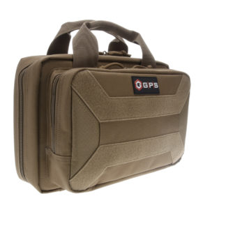 GPS Bags PC15FDE Pistol Case  Flat Dark Earth 600D Polyester Holds 1 Handgun