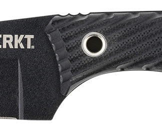 CRKT 2709 Clever Girl  4.60" Fixed Plain Black Powder Coated SK-5 Steel Blade/ Black G10 Handle Includes Sheath
