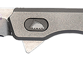 Southern Grind SG08050011 Quill  3.50" Folding Tanto Plain Stonewashed S35VN SS Blade, Silver Titanium Handle