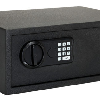 SnapSafe 75435 Keypad Safe  XL Keypad/Key Entry Black Steel 20.50" x 14.80" x 8"