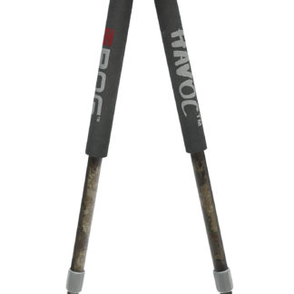 Bog-Pod 1100484 Havoc  Bipod, Veil Alpine Green Finished Aluminum with Foam Grip, Rubber Feet, 360 Degree Pan, Quick-Change System & 21-50" Vertical Adjustment